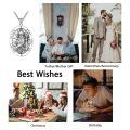 wholesale 925 Sterling Silver St Peter Religious Medal Prayer Jewelry for Men Women Boys Girls Kids-0-5