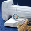 TOUPOP Silver Crystal Necklace For Sister-0-4