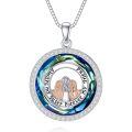 TOUPOP Sterling Silver Crystal Sisters Necklace, Forever My Friend Gift-0-0