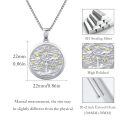 wholesale 925 Sterling Silver Libra Zodiac Sign Constellation Pendant Necklaces for Women Men Astrology Gifts-0-3
