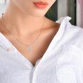 wholesale S925 Sterling Silver Infinity Love Heart Necklace for Grandma Gifts Jewelry Rose Gold/Golden Tone Mother's Day Birthday Gifts-0-6