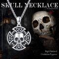 wholesale 925 Sterling Silver Skull Pendant Norse Viking Jewelry Mens Womens Gifts -0-4