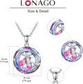 wholesale 925 Sterling Silver Ballet Slipper Pendant Necklace with Pink Crystal Accents-0-2