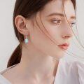 wholesale 925 Sterling Silver Teardrop Opal Larimar Leverback Drop Earrings for Women Gifts-0-1