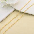 wholesale 14K Gold Singapore Link Twist Rope Chain Necklace - 9mm Width (Available in Lengths of: 7 8 and more)-0-1