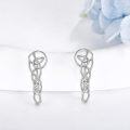 wholesale 925 Sterling Silver 925 Celtic Knot Ear Climbers Earrings for Women-0-2