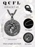 wholesale 925 Sterling Silver Aries Zodiac Sign Necklace with Free Engraving Back Side - Birthday & Father's Day Gifts-0-6