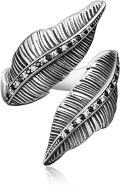 wholesale  Sterling Silver Adjustable Open Ring Jesus Infinity Lion Viking Feather Ring Jewelry Gift -0-0