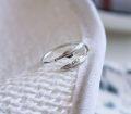 wholesale 925 Sterling Silver Feather Ring Adjustable Open Ring for Women with Jewelry-0-2