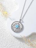 wholesale Sterling Silver Compass Necklace I d Be Lost Without You Love Gift for Wife Girlfriend Her Anniversary Birthday-0-32
