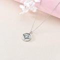 wholesale 925 Sterling Silver Anchor & Compass Pendant Necklace for Women - Nautical Travel s-0-2