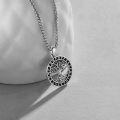 wholesale 925 Sterling Silver  Viking Tree of Life Pendant Necklace-0-1