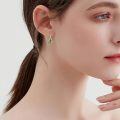 wholesale 925 Sterling Silver Teardrop Earrings Wholesale With Black Stones-0-1