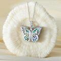 wholesale Sterling Silver Urone Butterfly Pendant Necklace for Women-0-3
