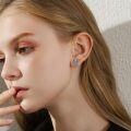 wholesale 925 Sterling Silver Mother Of Pearl Spiral Stud Earrings For Women And Girls-0-1
