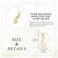 wholesale 14K Gold Hollow Cat Pendant Necklace for Women - Elegant Fine s for Animal Enthusiasts-0-4