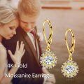wholesale 14K Gold Diamond Drop Earrings for Women - Elegant s-0-2