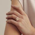 wholesale 925 Sterling Silver Feather Angel Wing Adjustable Handmade Ring for Women-0-5