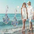wholesale 925 Sterling Silver Abalone Shell Bohemian Earrings for Women, Tarnish Resistant, 1.14 Drop, Gift Ready-0-5