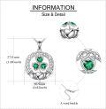 wholesale 925 Sterling Silver Irish Claddagh Heart Pendant Necklace s-0-4