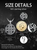 wholesale 925 Sterling Silver Celtic Knot Pendant Necklace-0-4