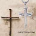 wholesale 925 Sterling Silver Cross Necklace With Intricate Design-0-4