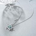 wholesale TOUPOP Sea Turtle Necklace For Women Sterling Silver Abalone Shell Turtle Pendant Necklace Ocean Jewelry Sea Gifts Mothers Day Birthday Gifts For Her Sisters Wife -0-4