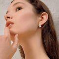 wholesale 925 Sterling Silver Cat Dog Paw Hoop Earrings s for Women-0-3