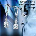 wholesale 925 Sterling Silver Teardrop Moonstone & Blue Topaz Dangle Earrings for Women-0-1