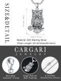 wholesale 925 Sterling Silver Owl Key Pendant Necklace Celtic Knot Design-0-1
