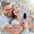 wholesale Birthstone Necklace Angel Wings Necklace For Women 925 Sterling Silver Guardian Angel Wings Pendant Jewelry Anniversary Birthday Christmas Gifts -0-5