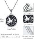 wholesale 925 Sterling Silver Capricorn Zodiac Sign Constellation Pendant Necklaces for Men Women Astrology Gifts-0-4