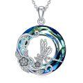 TOUPOP Sterling Silver Crystal Dragonfly Necklace Gift for Women-0-0
