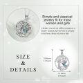 wholesale 925 Sterling Silver Hummingbird Tree of Life Pendant Necklace for Women Girls Gifts-0-3