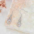 wholesale 925 Sterling Silver Celtic Knot Drop Earrings - Irish s for Women-0-3