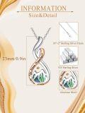 wholesale 925 Sterling Silver & Abalone Shell Mustard Seed Faith Necklace - Christian Jewelry Gift for Women-0-5