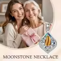 TOUPOP Sterling Silver Abalone Shell Teardrop Filigree Necklace Gift-0-2
