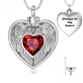 TOUPOP Sterling Silver Tree Of Life Urn Necklace Holds Ashes With Filler Kit-0-0
