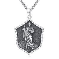 wholesale 925 Sterling Silver Jesus Shield Pendant-Saint Jude