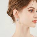 wholesale 925 Sterling Silver Snowman Crescent Moon Snowflake Christmas Drop Earrings-0-4