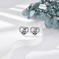 wholesale Sterling Silver Soccer Earrings with Stones - Hypoallergenic Sports Jewelry Gift for Women Fans Athletes-0-4