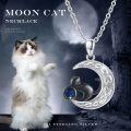 wholesale 925 Sterling Silver Moon Flower Bird Charm Pendant Necklace for Women Girls-0-6