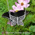wholesale 925 Sterling Silver Butterfly Necklace Pendant Lucky Charm  for Her Him-0-4