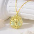 wholesale 925 Sterling Silver Tree Of Life Pendant Necklace Wholesale With Green Gemstone-0-41