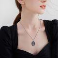 wholesale 925 Sterling Silver Virgin Mary Pendant Necklace with Chain - Catholic Christian Faith  for Women and Men-0-1