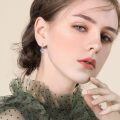 wholesale 925 Sterling Silver Heart Dolphin Earrings-0-3