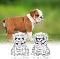 wholesale 925 Sterling Silver Cutie Pug Dog Stud Earrings for Women - Pet Lover Gift-0-3
