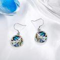 wholesale 925 Sterling Silver Abalone Shell Dragonfly Dangle Earrings Gift for Her-0-2