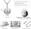 wholesale 925 Sterling Silver Guitar with Wings Cremation Urn Necklace for Ashes Music Keepsake Jewelry for Women Men Music Lover Gift-0-4