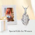 wholesale Sterling Silver Gemstone Dainty Pendant Necklace for Women Mom Gift-0-35